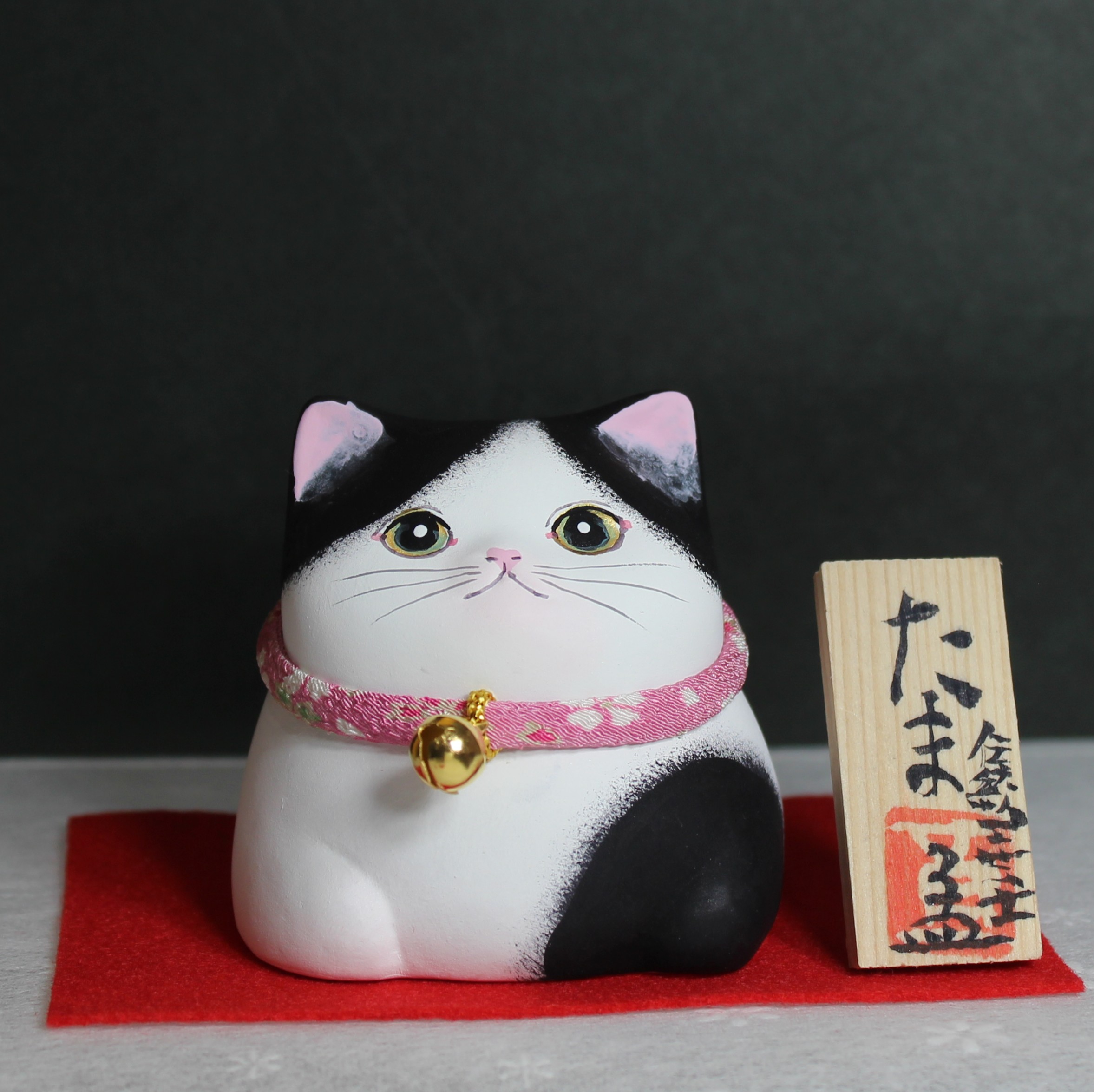 古い 土人形 猫 民芸 古道具 アンティーク 古い 土人形 招き猫 今戸焼？ 民芸 郷土人形 古道具